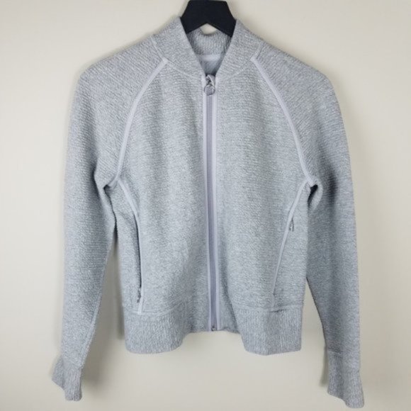 lululemon athletica Jackets & Blazers - LULULEMON On Repeat Bomber | Grey | Size 6